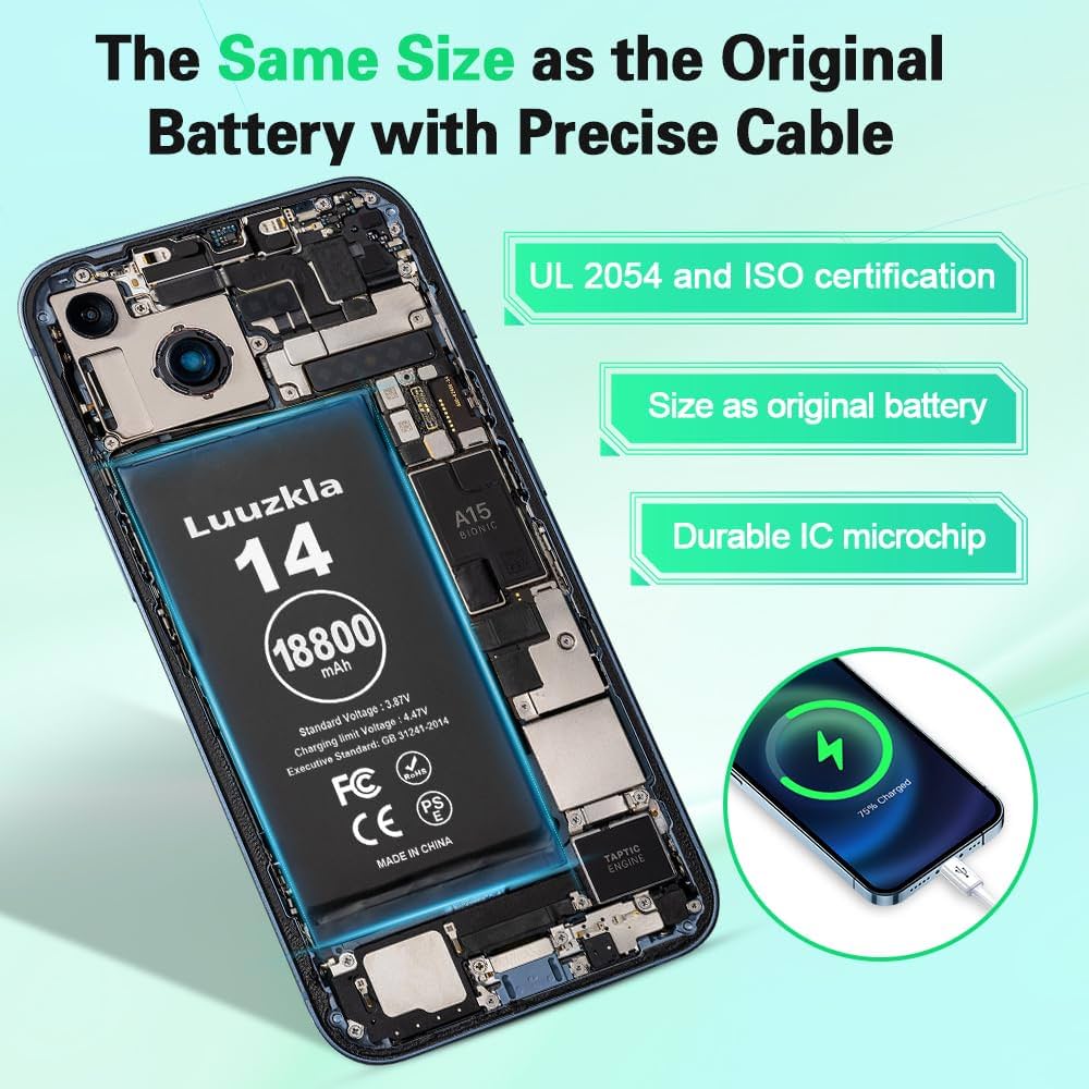 Amazon.com: Luuzkla 18800mAh (2025 New Upgrade) Battery
